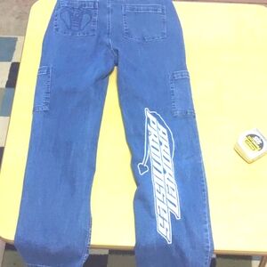 Broken Promises cargo jeans Bad Ass jeans!!! #Skaterjeans